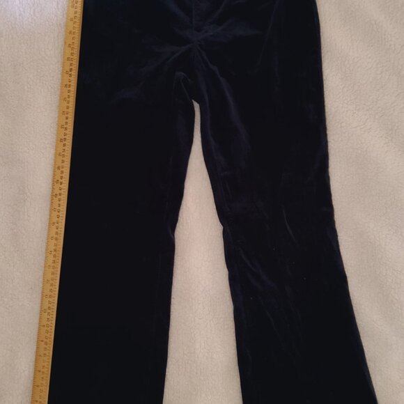DG2 Diane Gilman Corduroy Pants Navy Blue Stretch 8P EUC - Picture 10 of 16